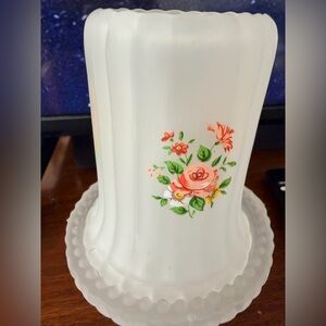 Floral White Fairy Lamp